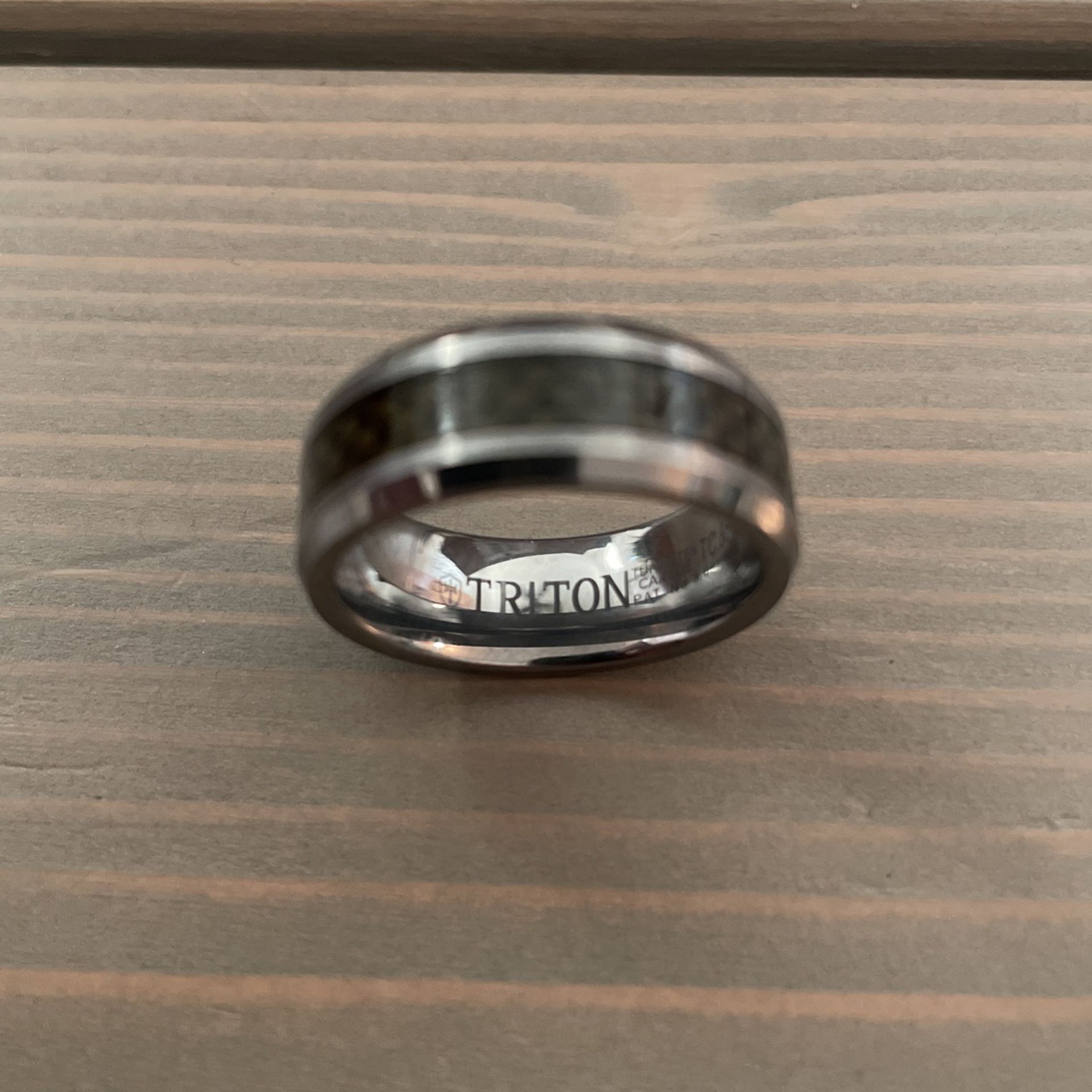 Triton Tungsten Carbide Mens Ring