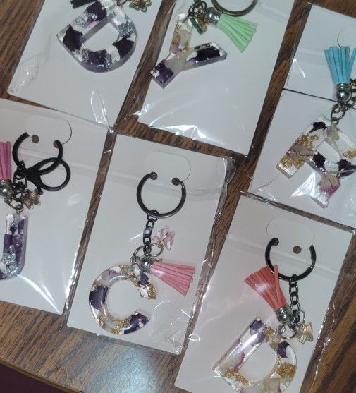Letter Keychains 