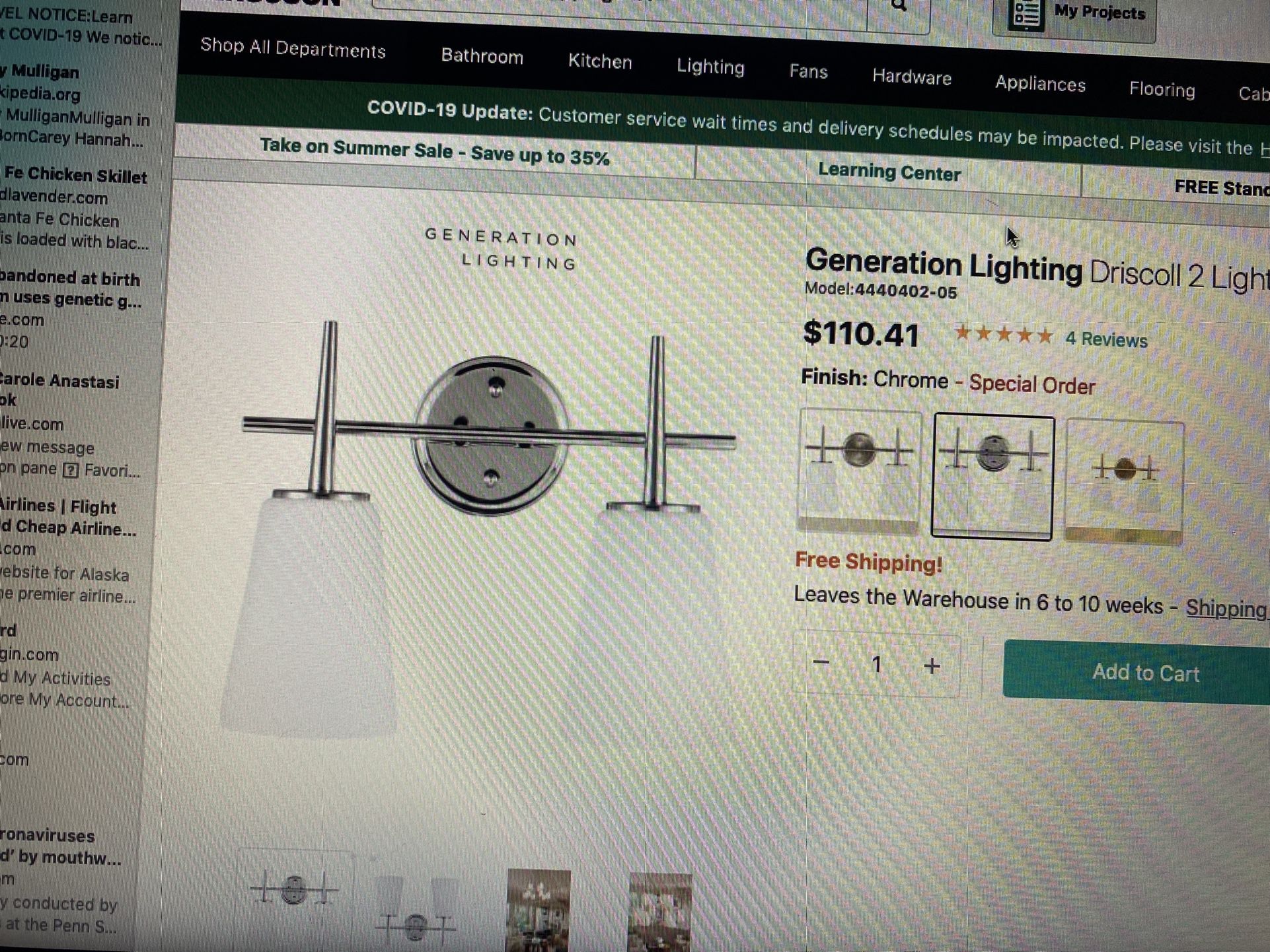 Brand New Vanity Lights . Still In The Box Wasn’t Able To Use Them For Our Bathroom Remodel One Set Of Three Lights And Two Sets Of Two Lights