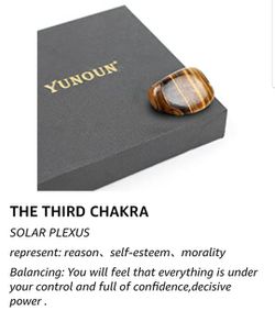 Yunoun Chakra Stones Healing Crystals，Crystal Therapy, Meditation, Reiki - 7 Chakra Set

 Thumbnail