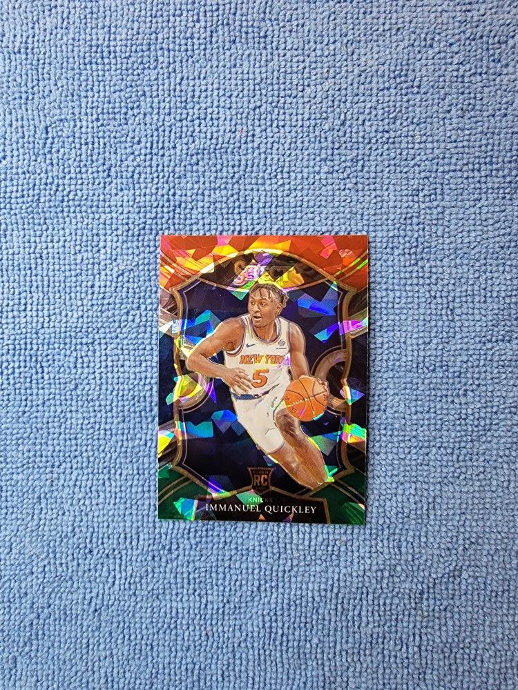 Immanuel Quickley 2020-2021 NBA Select Rookie Cracked Ice No. 85 NY Knicks