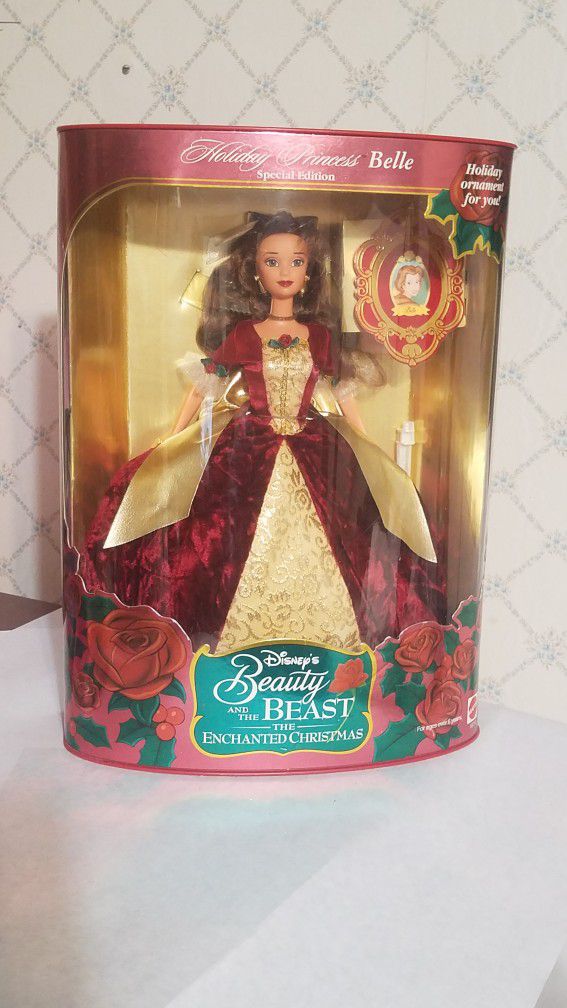 Disneys Holiday Princess Belle Barbie Special Edition 