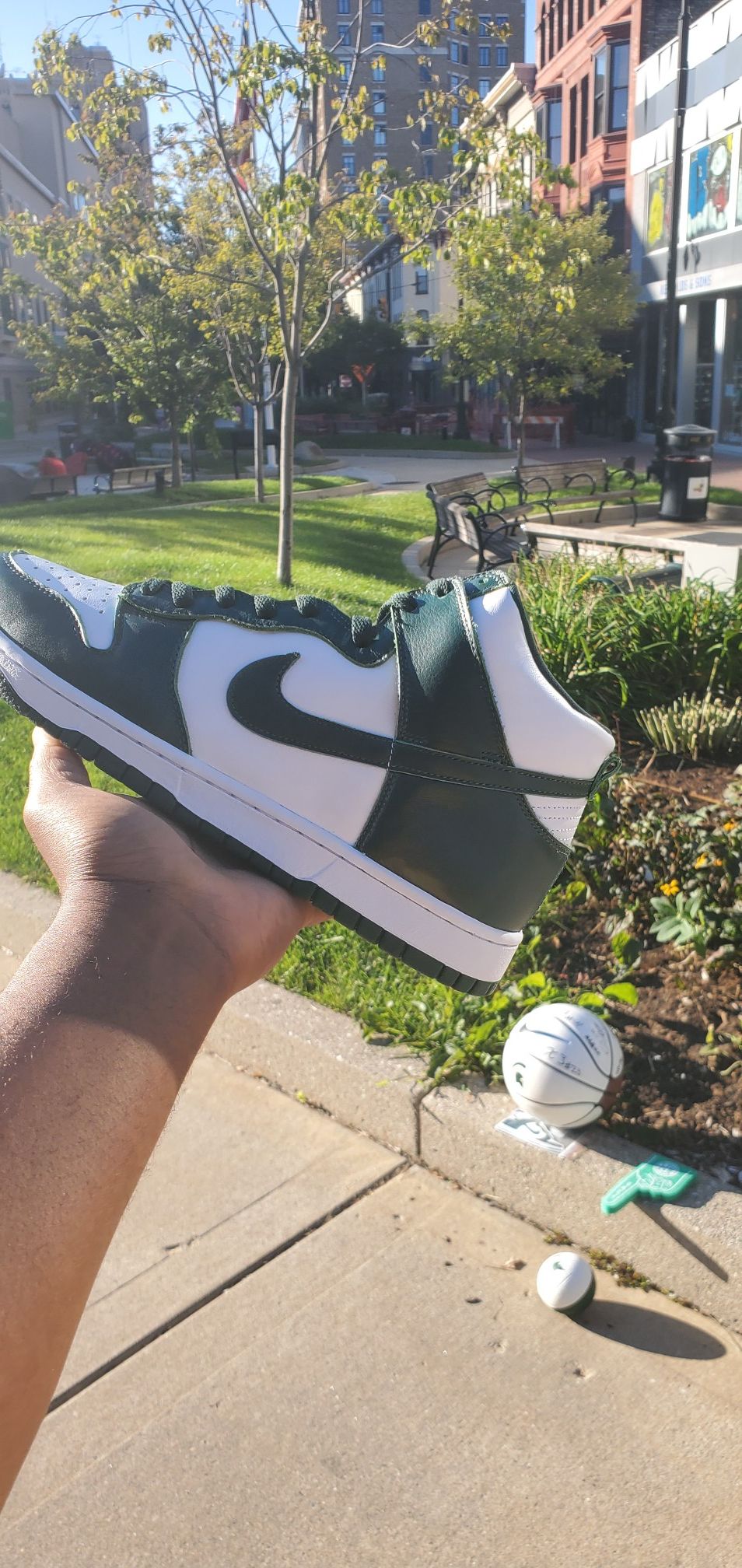 MICHIGAN VS MICHIGAN STATE NIKE DUNKS