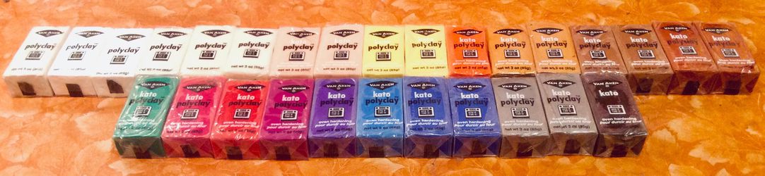 28 New KATO Polyclay Crafting Clay Sculpturing - $40 For All  Thumbnail