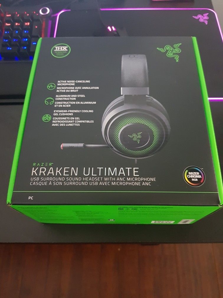 Razer Kraken Ultimate Rgb Usb Gaming Headset Thx 7 1 For Sale In Fountain Valley Ca Offerup