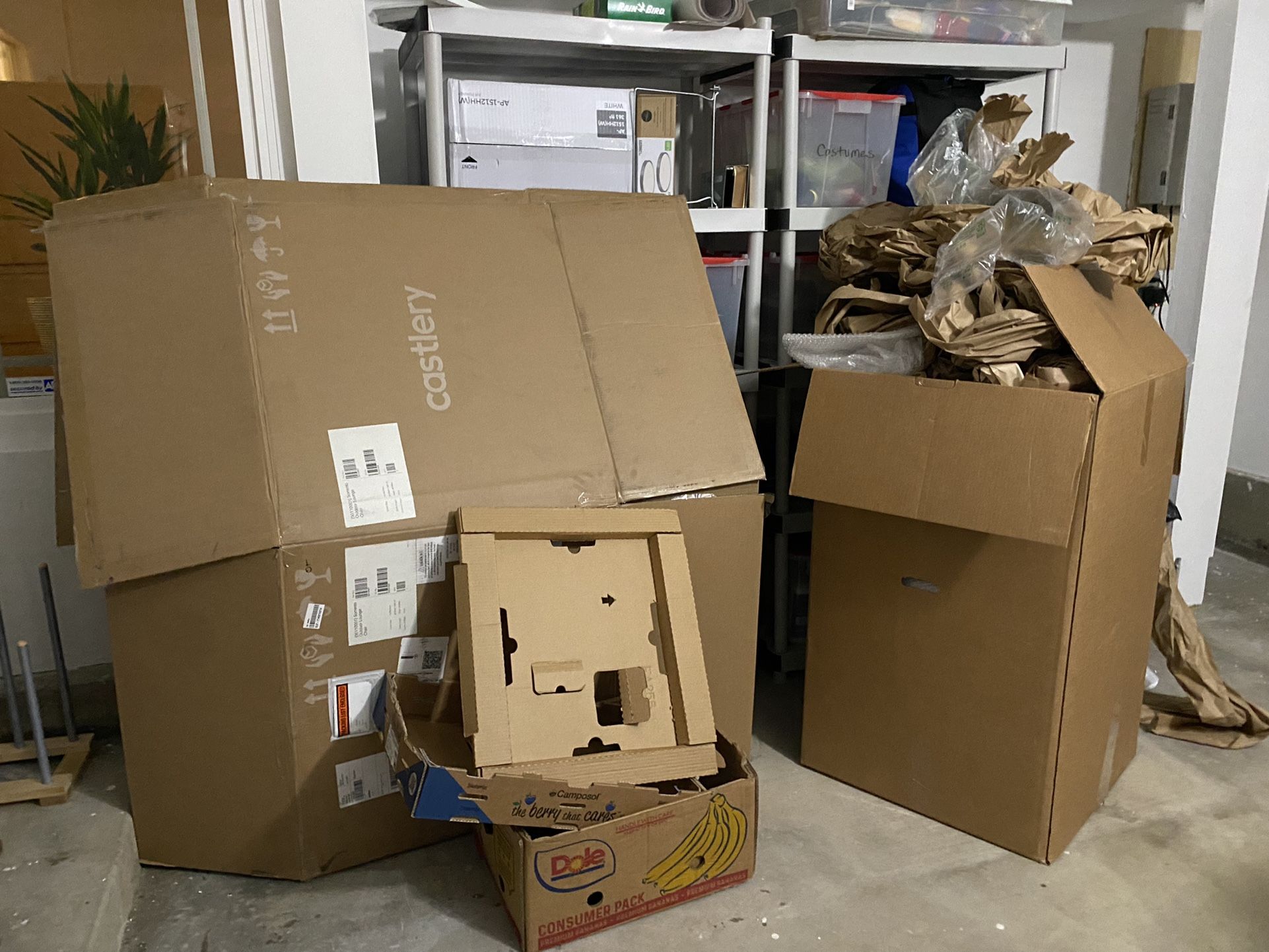FREE Large Moving Boxes And Packing Materials