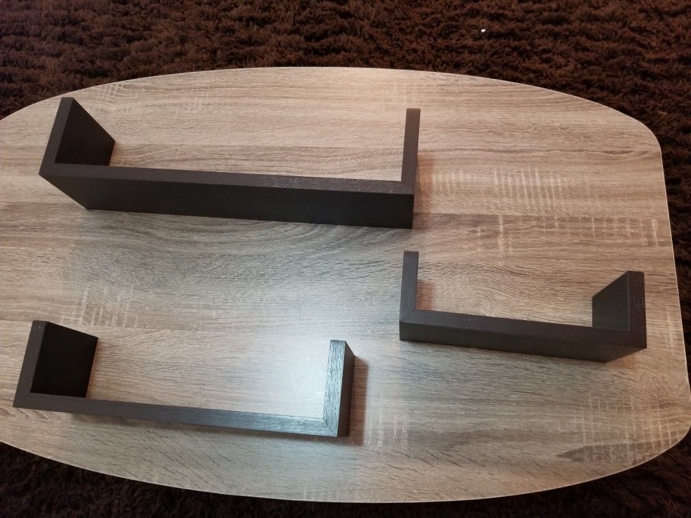 Floating Shelves Set of 3 Wall Shelves