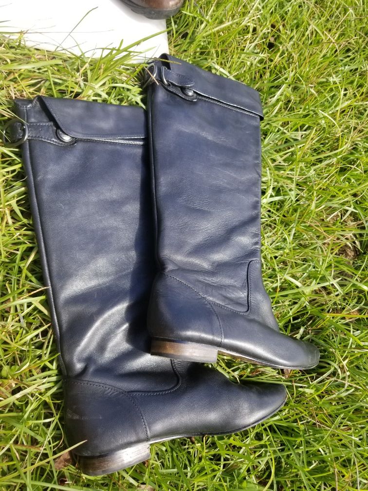 Coach women's leather boots