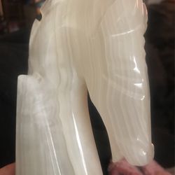 Mid 20th Century Antique Marble Horse Head Bookends. X2 Thumbnail