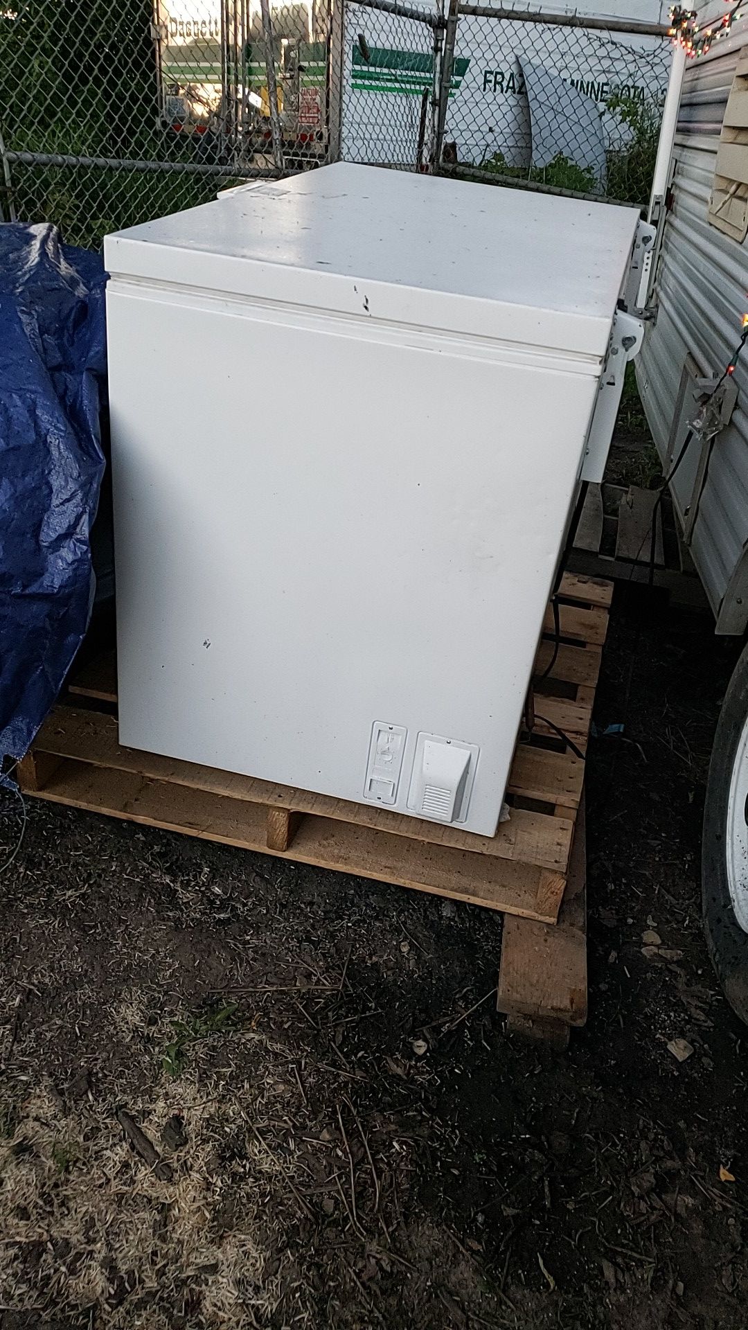 new freezer and clean