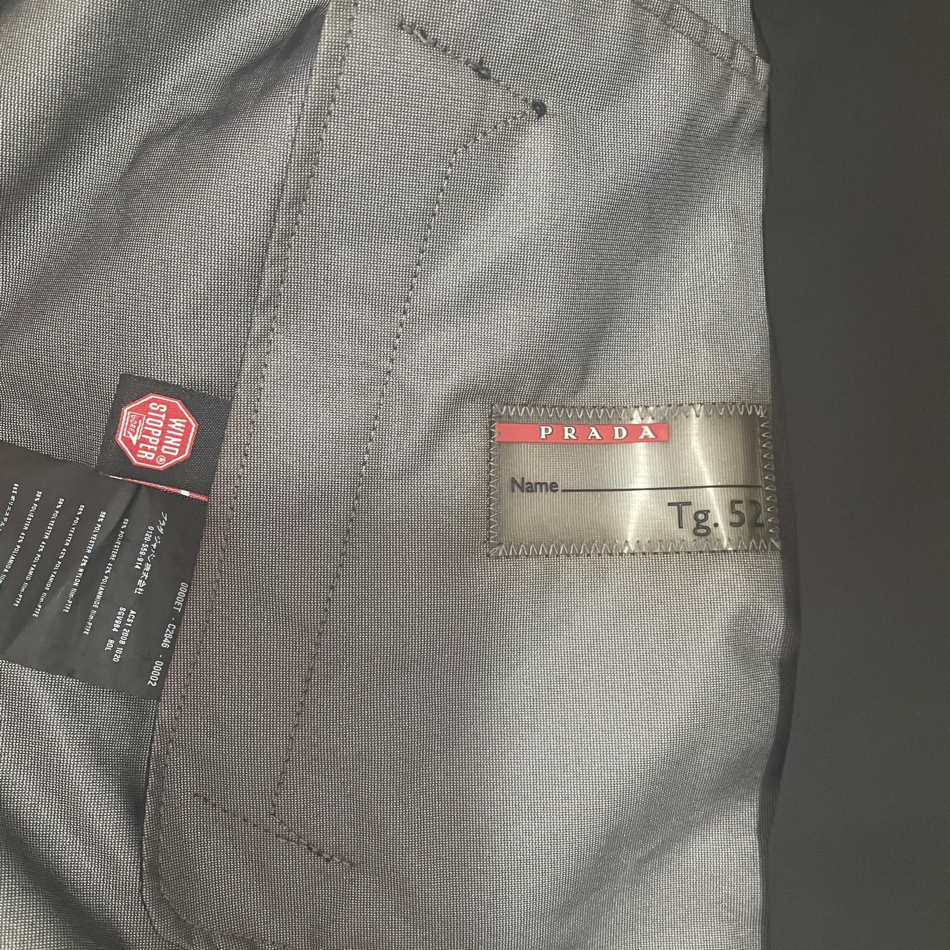 Prada Mens Windbreaker Trench Coat