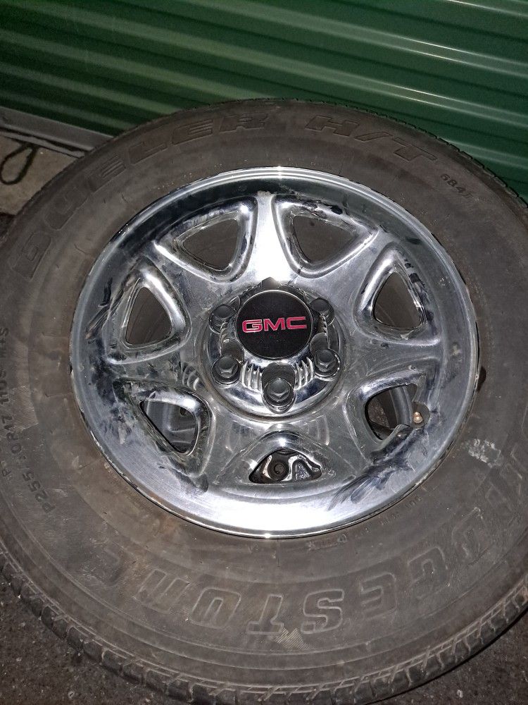 Aluminum Wheels And Tires Gmc Silverado Chevy Sierra Tahoe Suburban