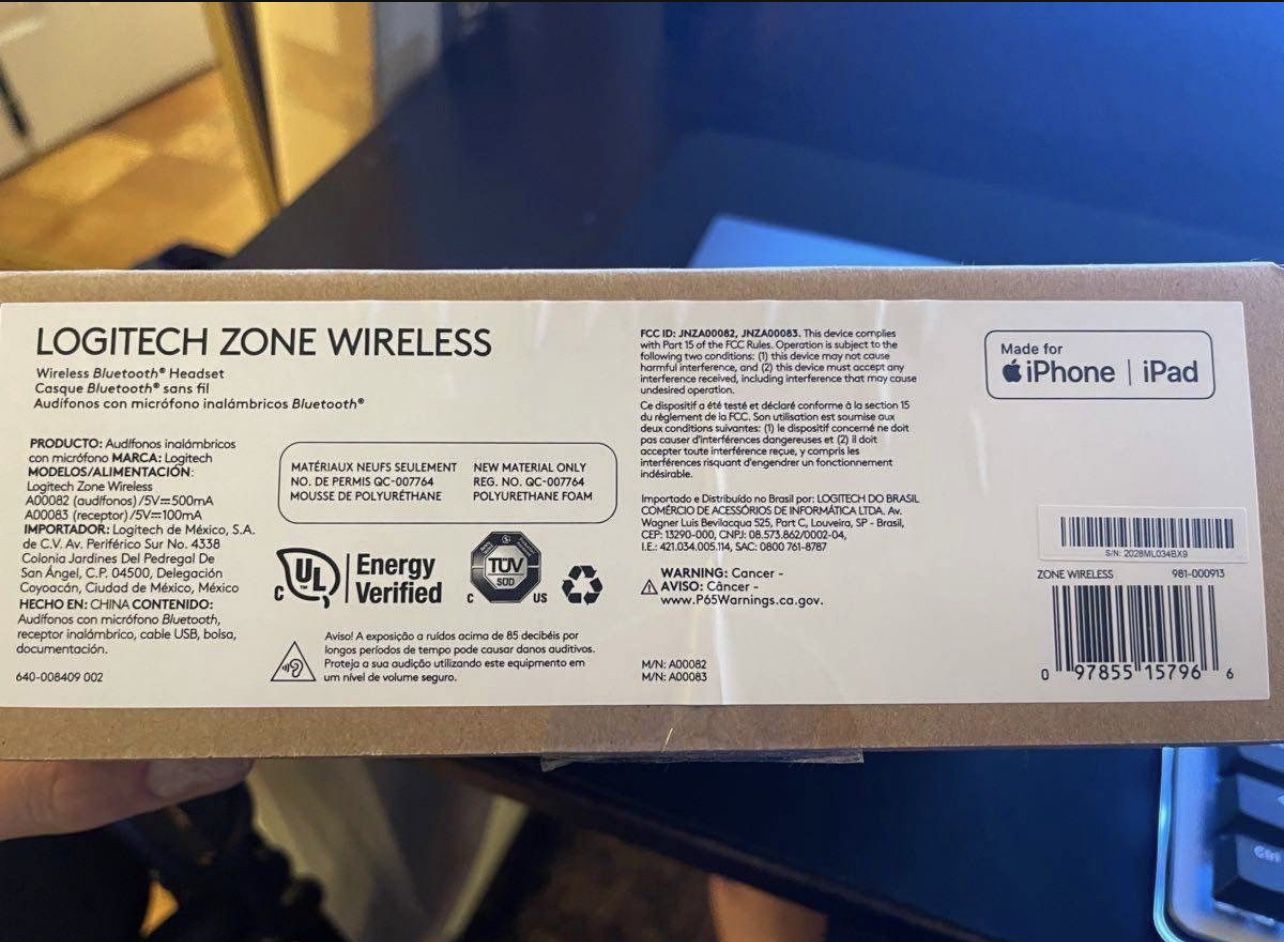 Logitech Zone Wireless Plus