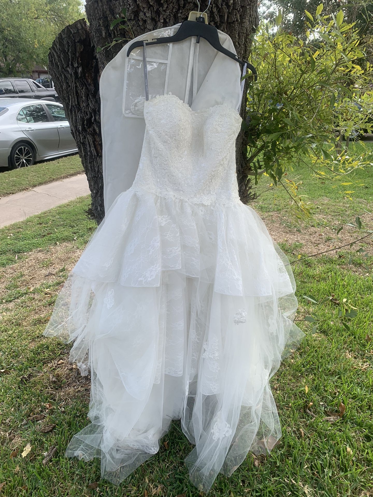 Beautiful High/Low Wedding Dress