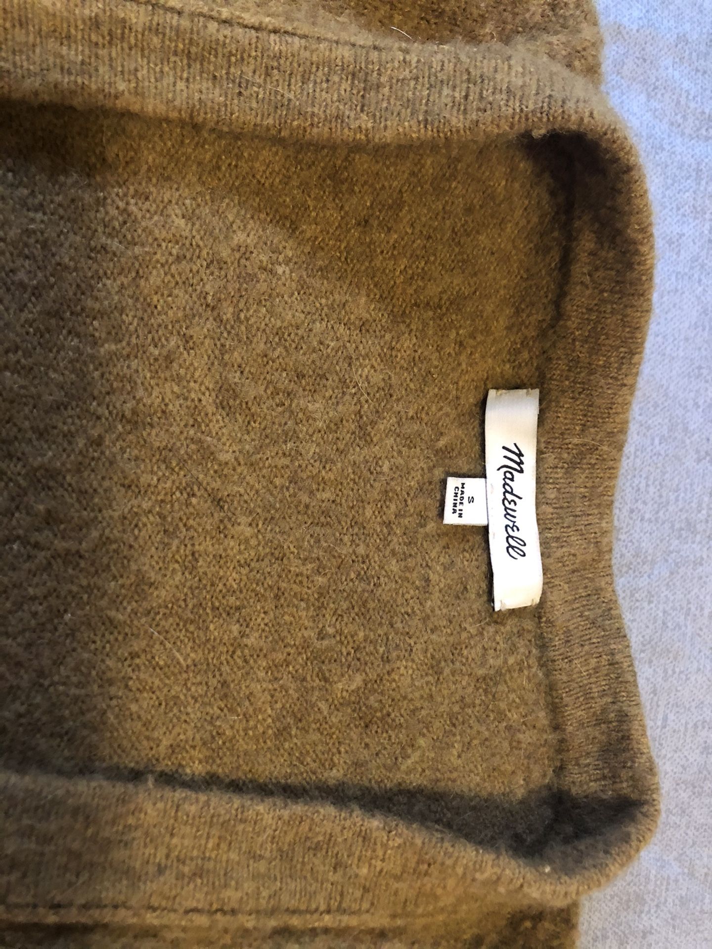Madewell Merino Wool Blend Cardigan. Fair Condition