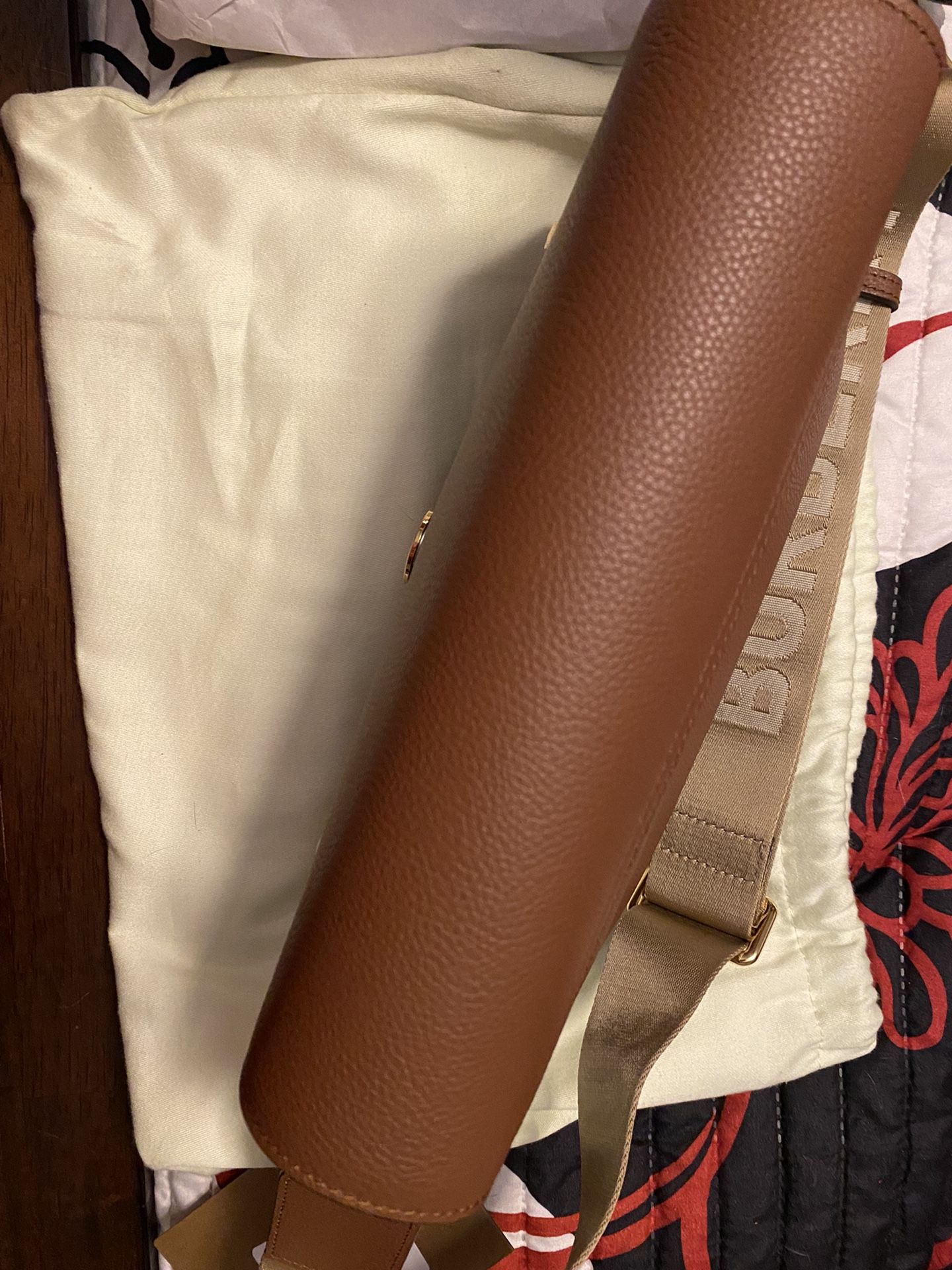 Burberry Leather and Vintage Note Crossbody