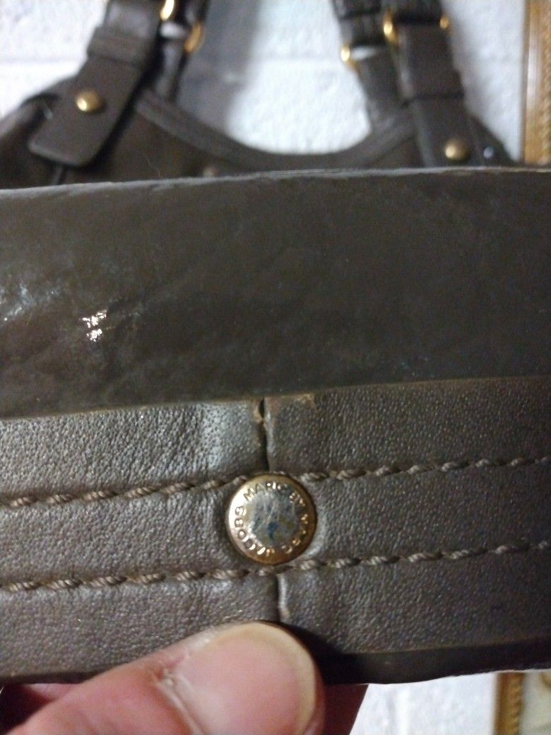 Marc Jacobs Dark Olive Tote Bag