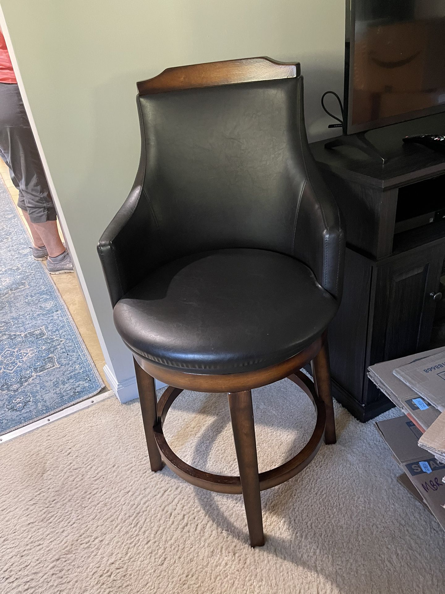 Two Counter Height Swivel Stools/Chairs