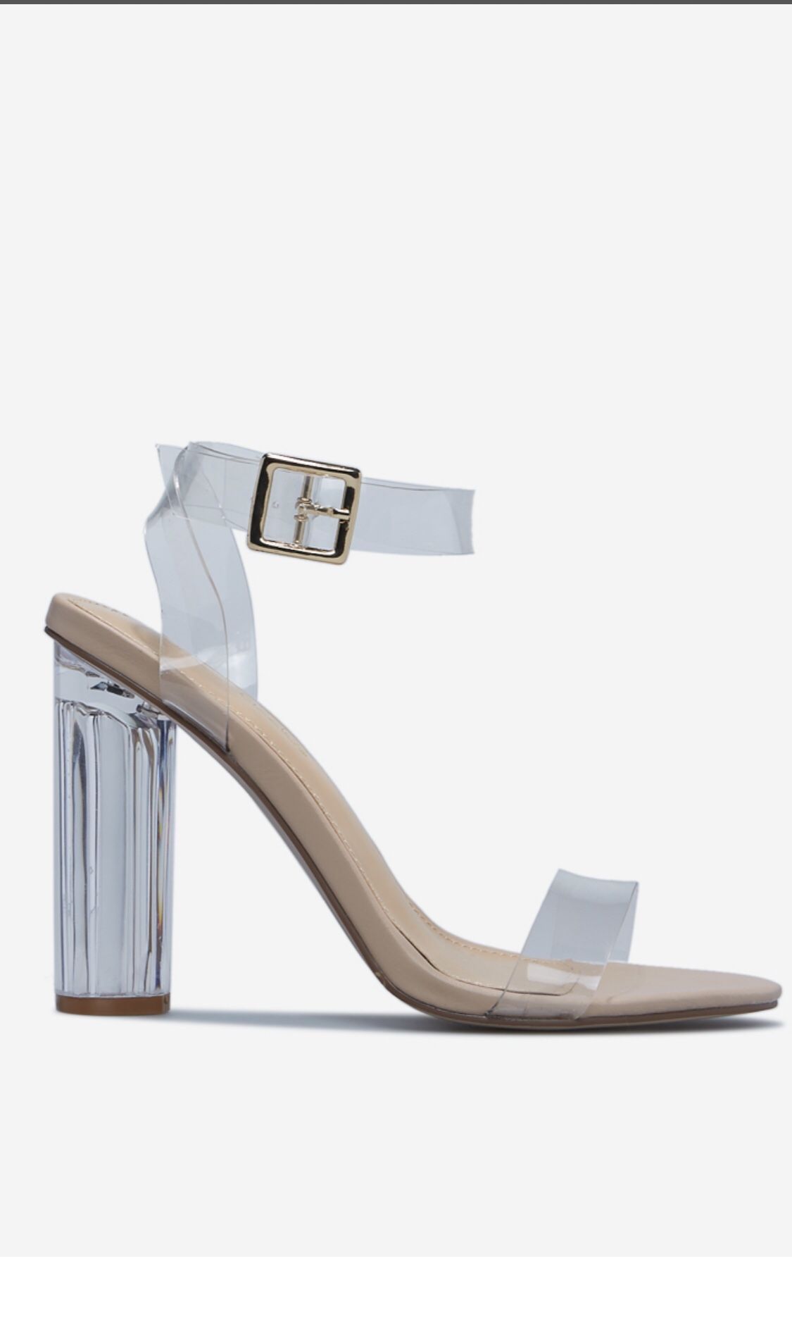 Clear High Heels