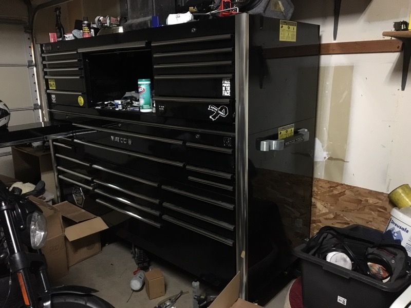 Tool box, XXL, Work station, Matco 6S triple bay with top cart and ...