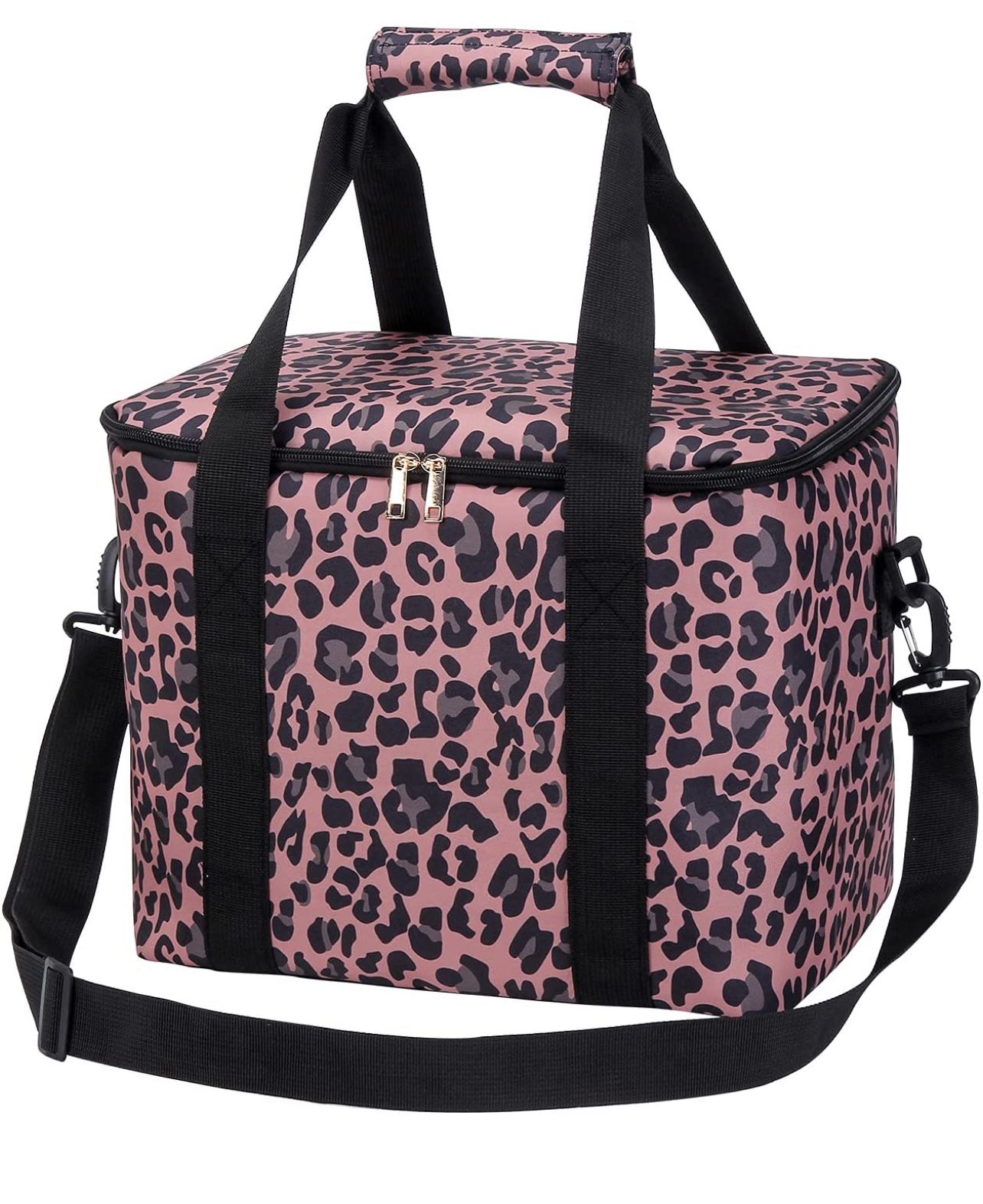 Leopard Lunch Cooler Bags Insulated Large Lunch Box