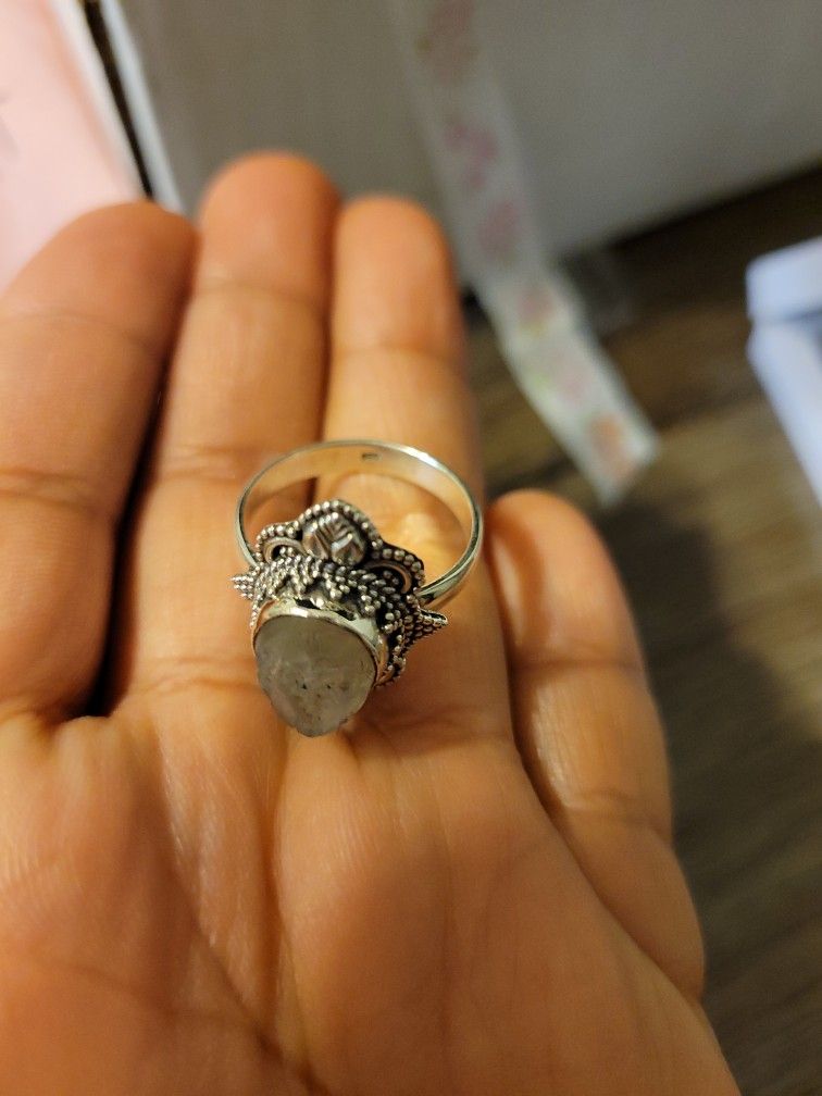 Moonstone RING 925