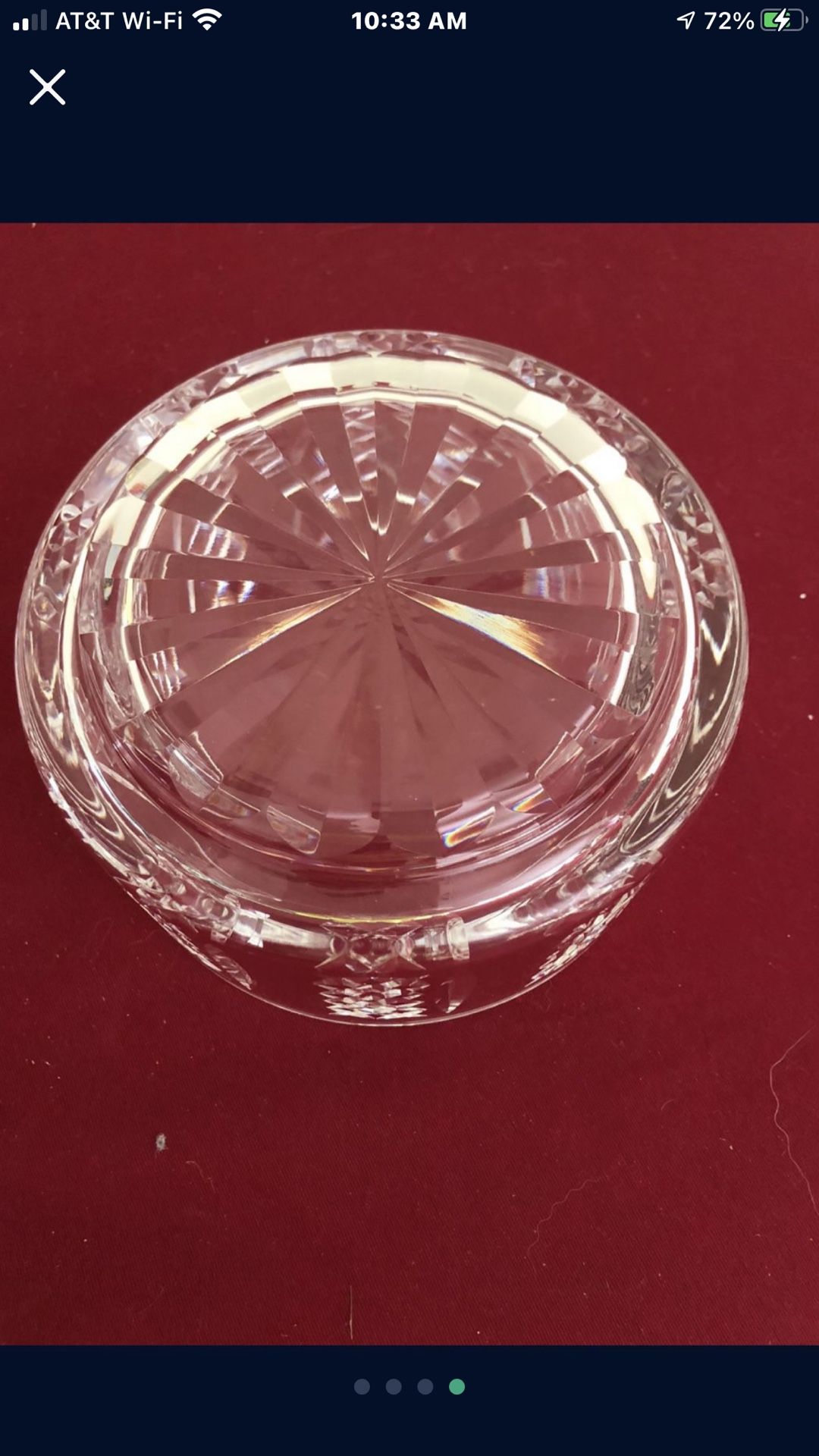 Waterford crystal fruit or salad bowl