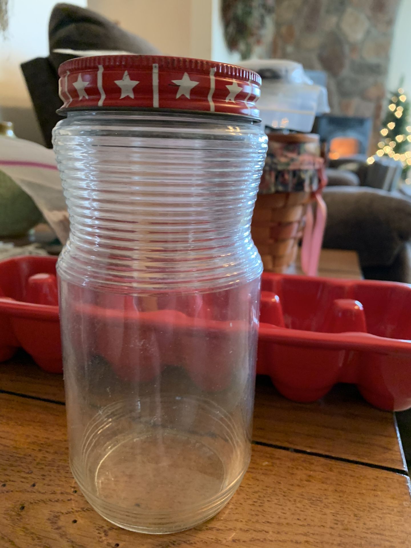 Vintage Coffee Glass Container