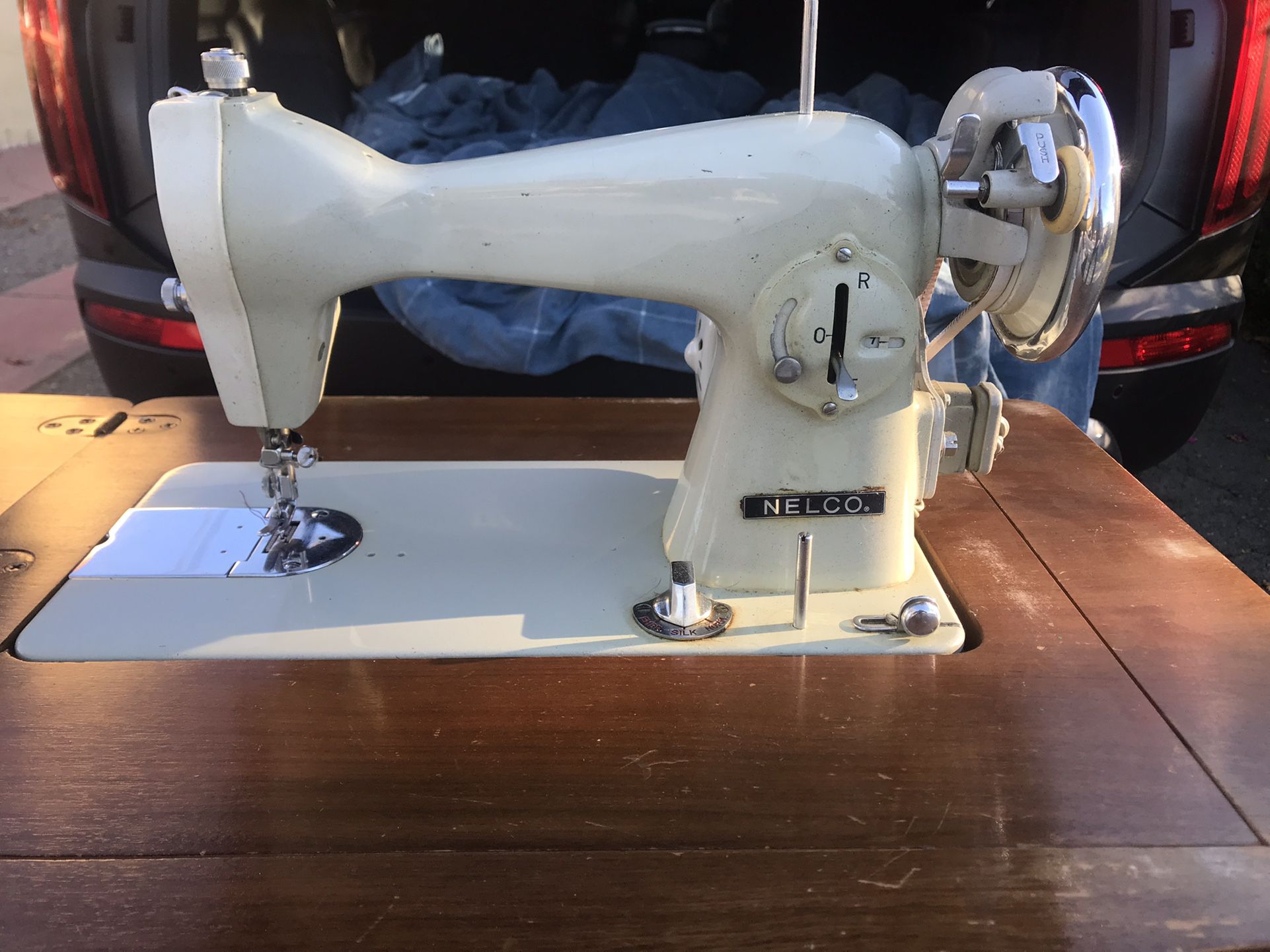 1950’s NELCO model A-1 Sewing Machine With Cabinet