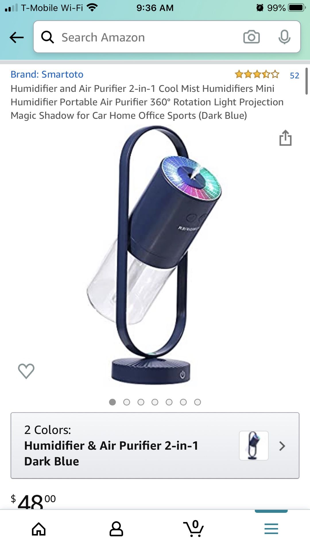 Portable Humidifier and Air Purifier