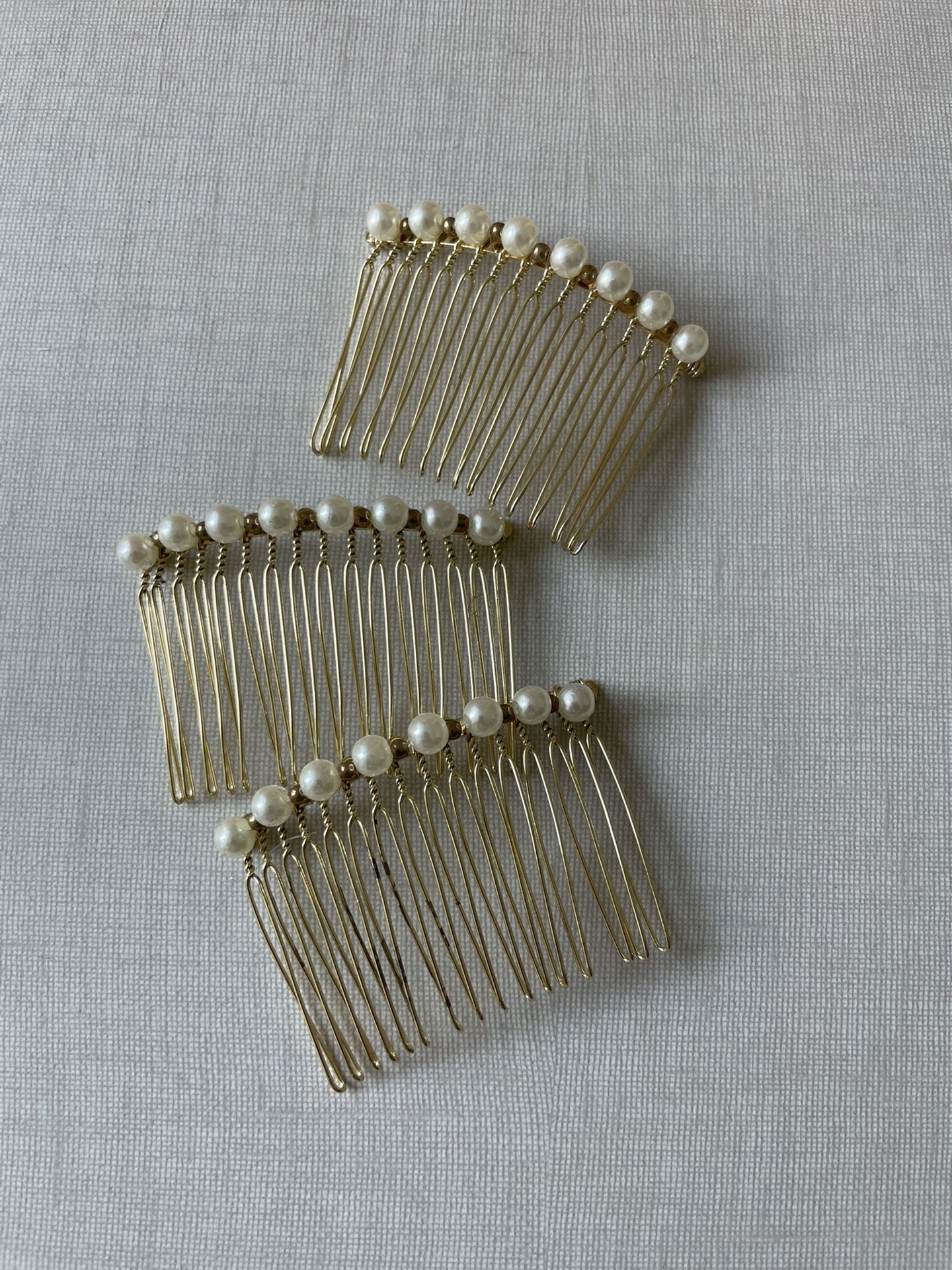 Hair Pins Hair clips Pearl Gold