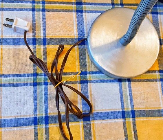 Mid Century Modern Spun aluminum Desk Lamp RUSSEL WRIGHT ERA