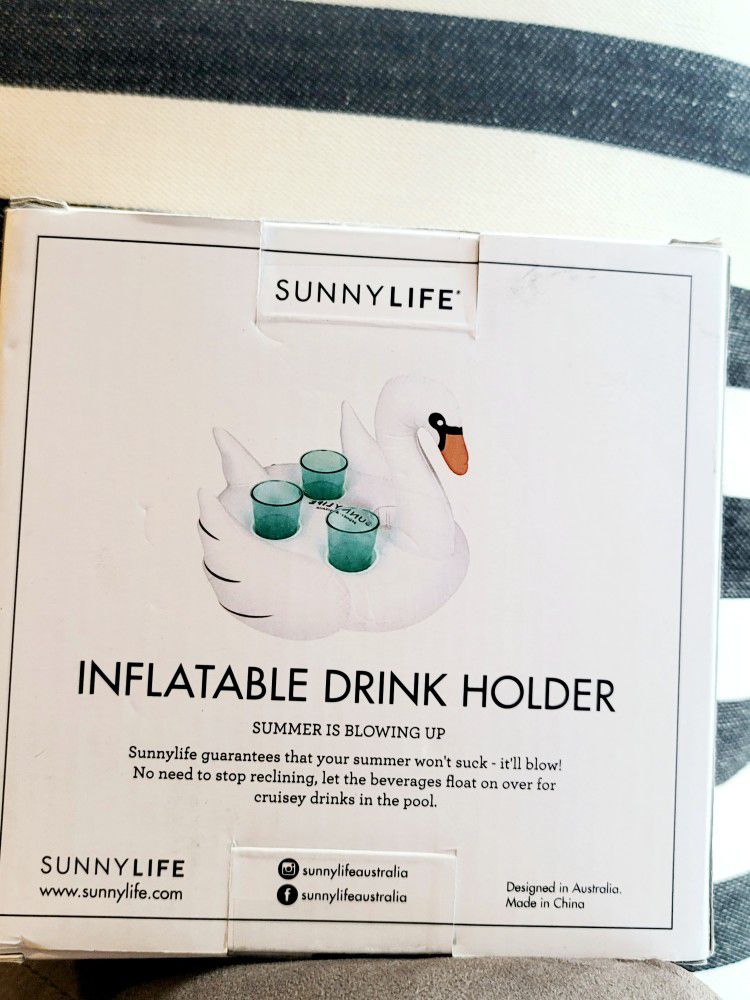 Swan Inflatable Drink Holder 