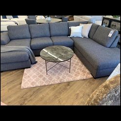 Beautiful U-shaped sectional sofa!! IN STOCK , multiple colors😏😏 Thumbnail