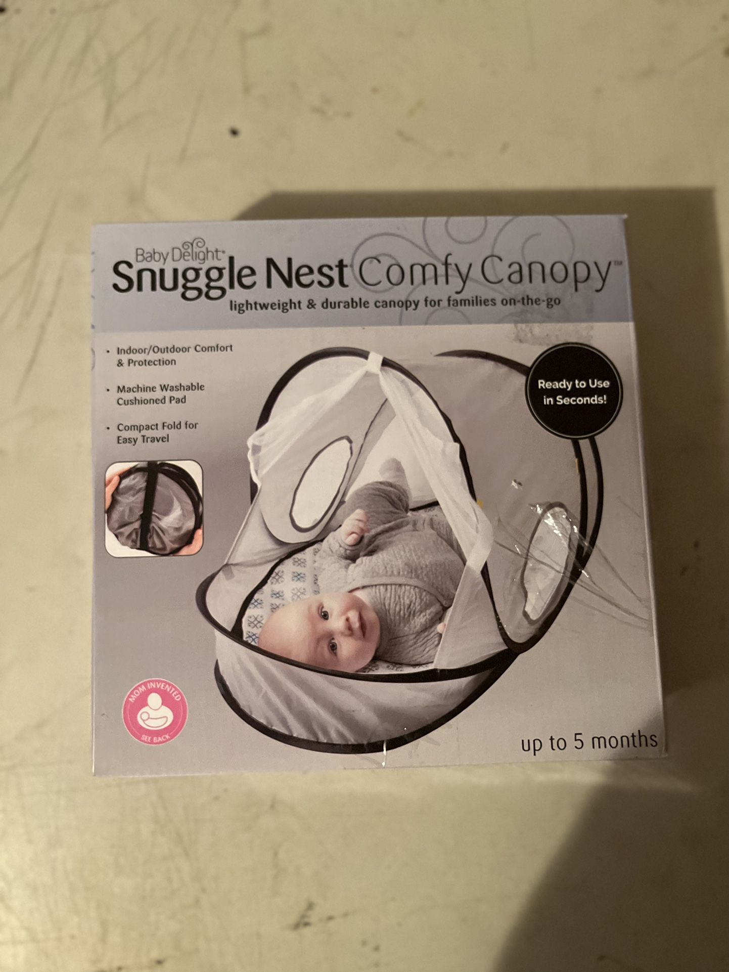 Snuggle Nest Comfy Canopy For Baby Babies Toddlers 