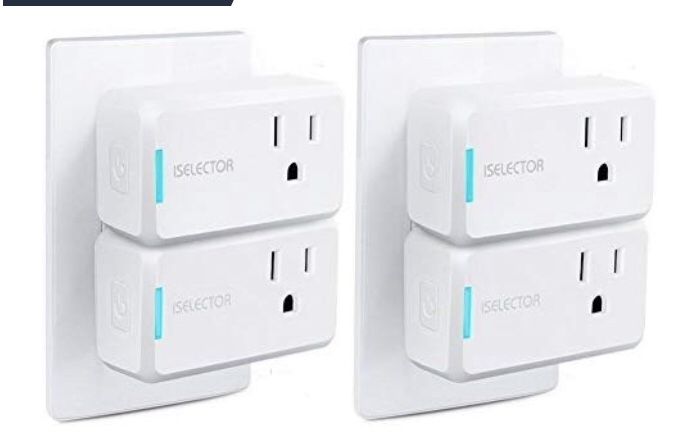 NEW! Mini Smart Plug Wi-Fi 4-Pack Timing Use No-Hub, Compatible with Alexa and Google Assistant