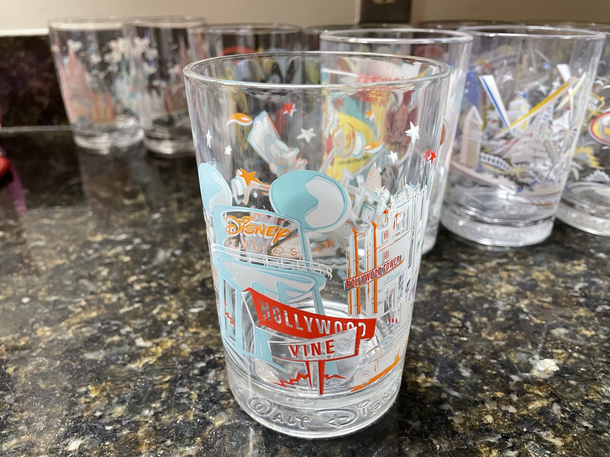 Disney Glasses Commemorative By McDonalds In The 1990s