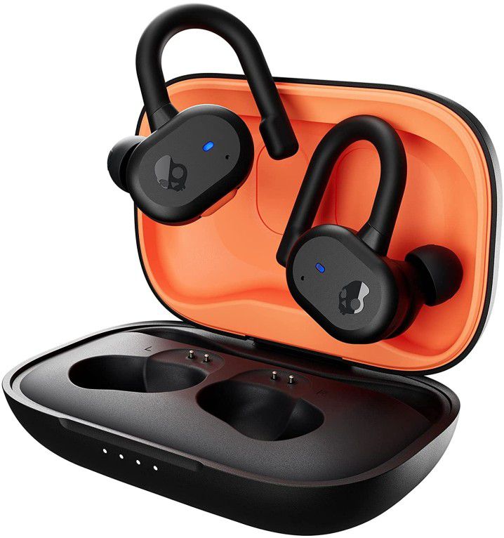 Skullcandy Push Active True Wireless In-Ear Earbud - True Black/Orange

