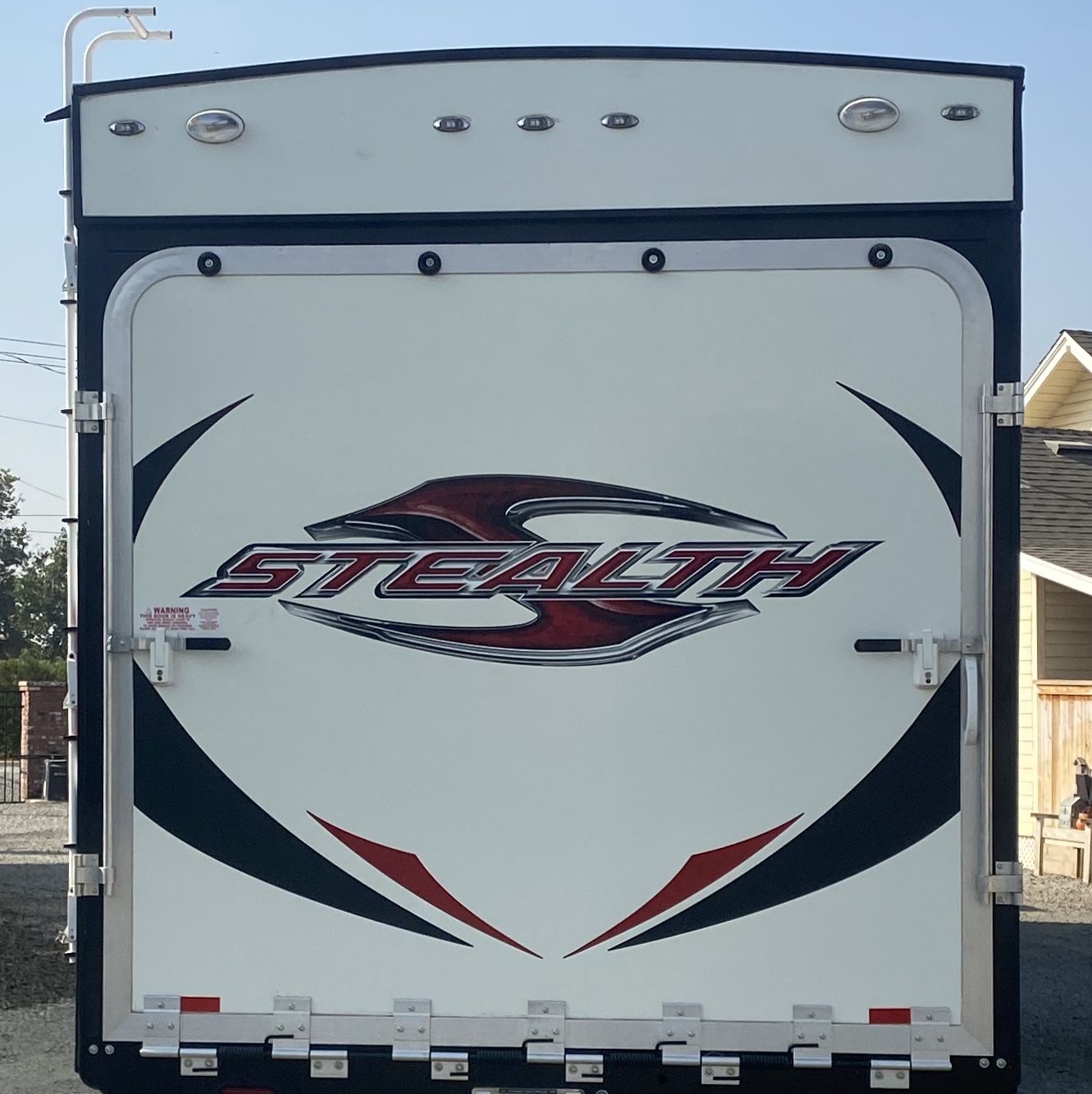 2015 Stealth toy hauler