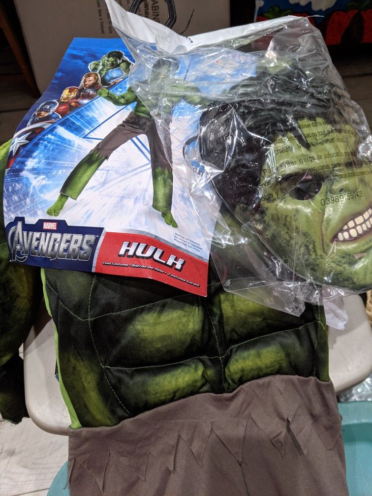 Marvel Avengers Hulk Costume Kids, Halloween