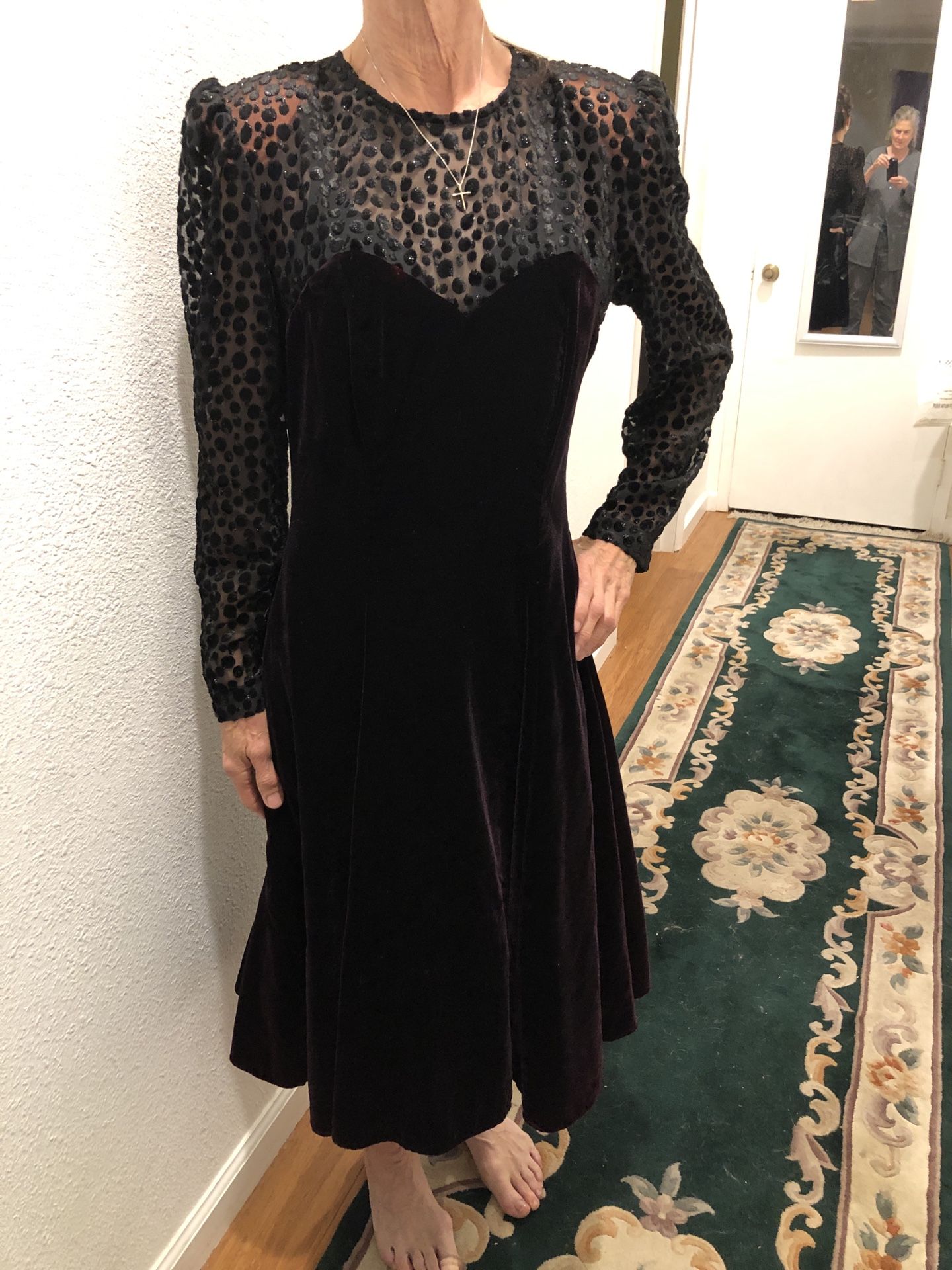 Velvet Black Dress