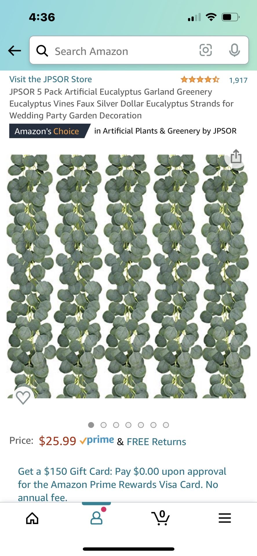 40 Ft Of Eucalyptus Garland
