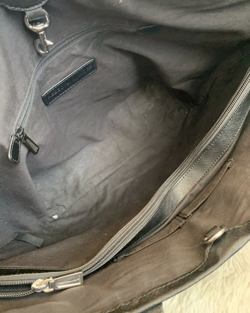 Rebecca Minkoff Black Leather Tote Bag