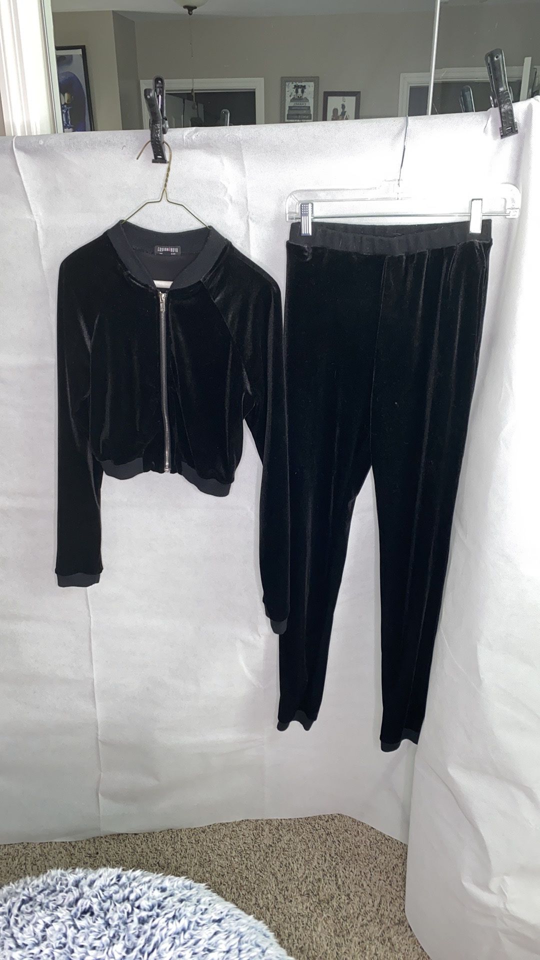 Velvet Jogger Set