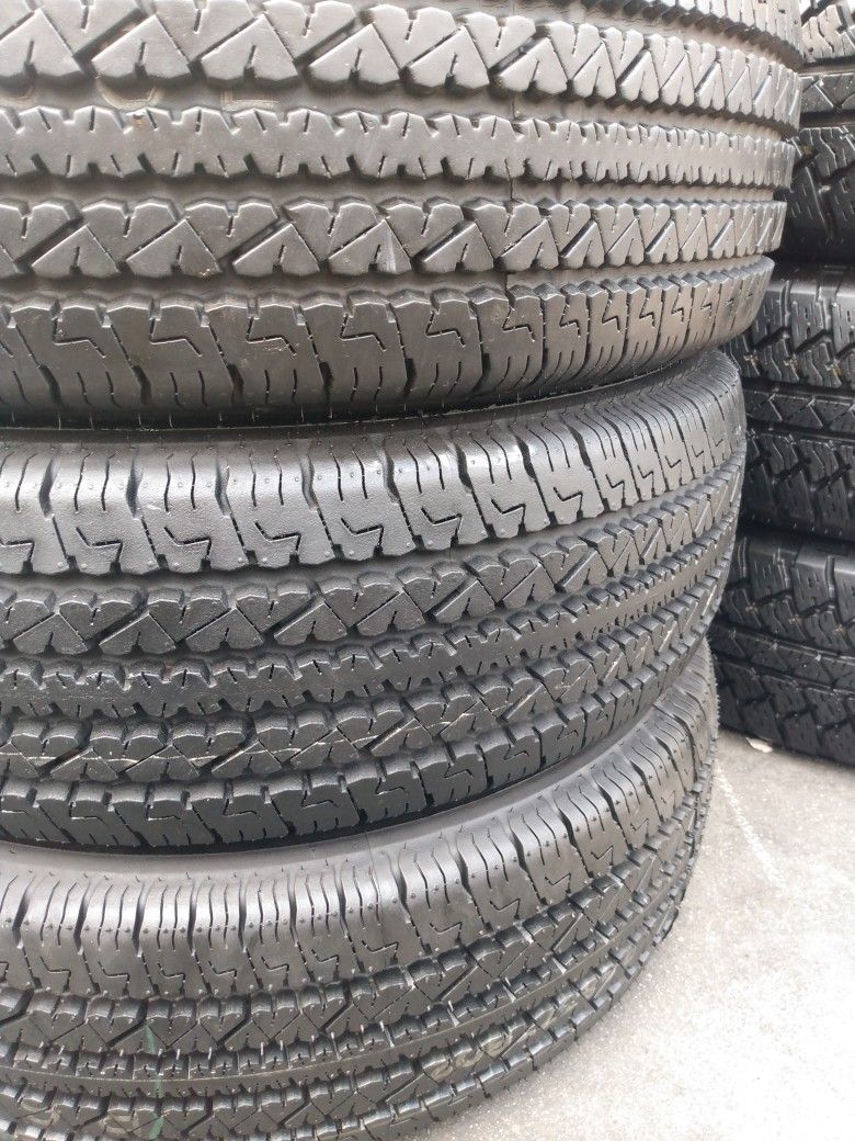 LT245/75R16 SET OF BRIDGESTONE DUELER SEMINEW
