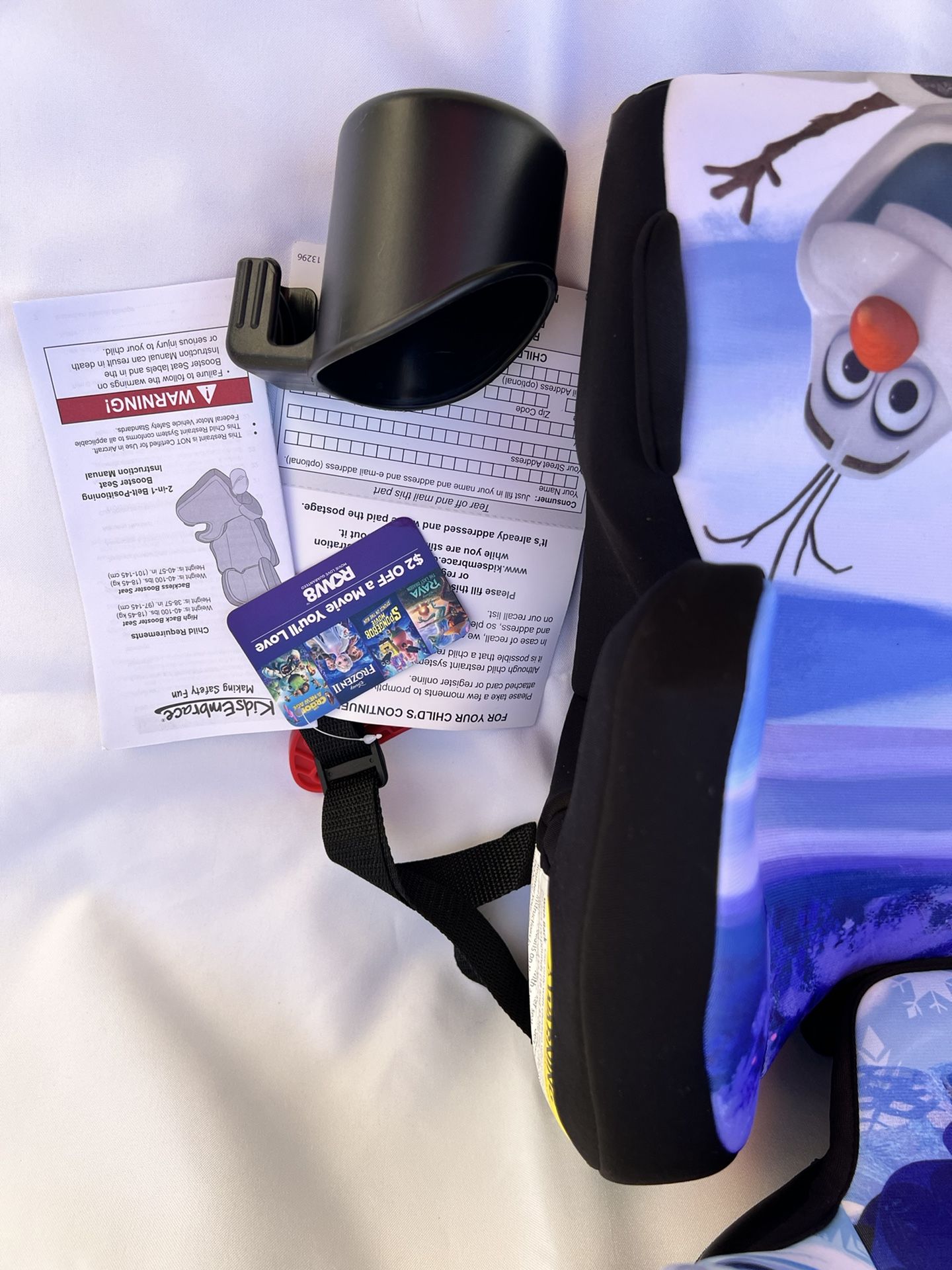 New Carseat & booster Combinación 2 & 1 FROZEN Elsa & Anaas