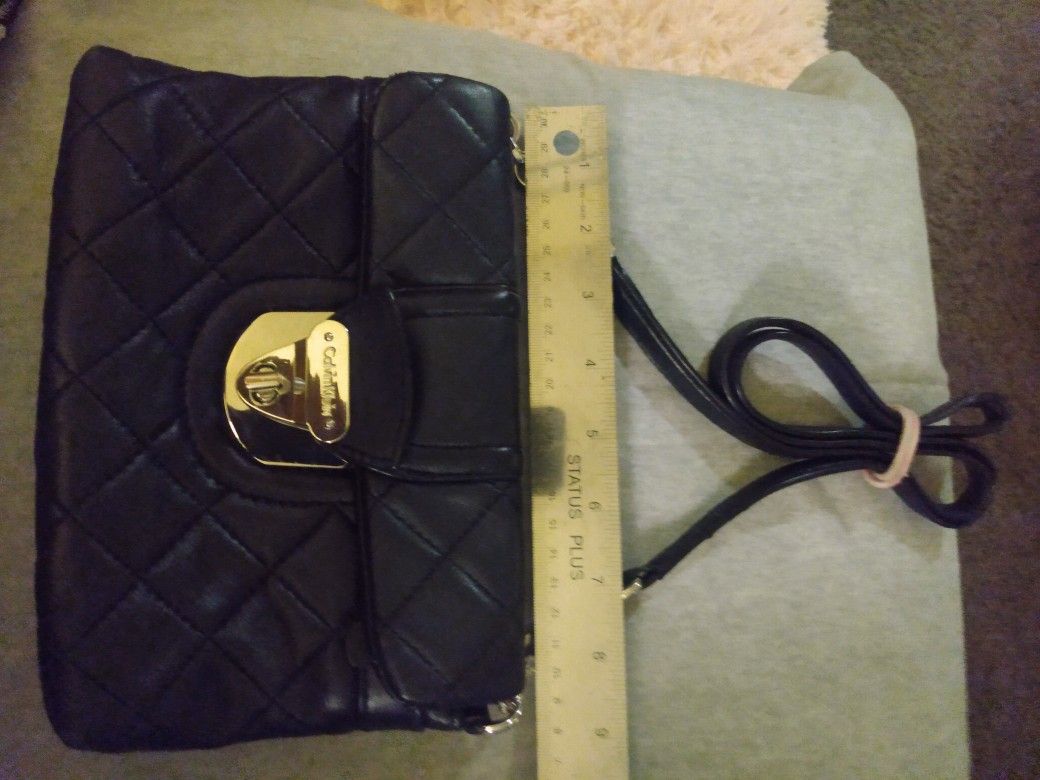 Small Over The Shoulder Black Calvin Klein Purse