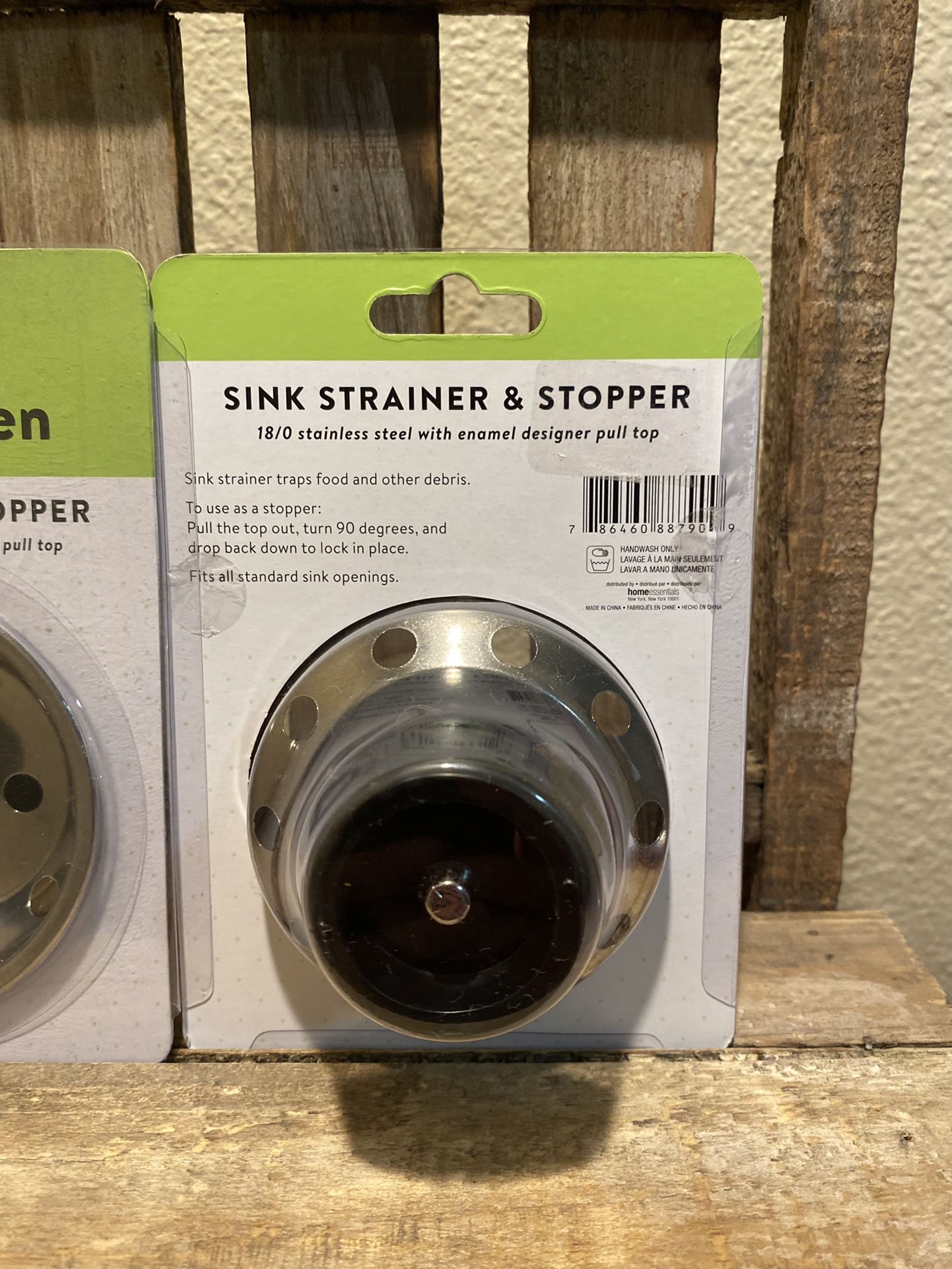 Lady Bug Sink Strainers Set of 2, Lady Bug Sink Stopper, Sink Strainer & Stopper