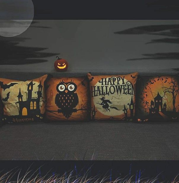 New! Halloween pillows covers 4pc 18*18