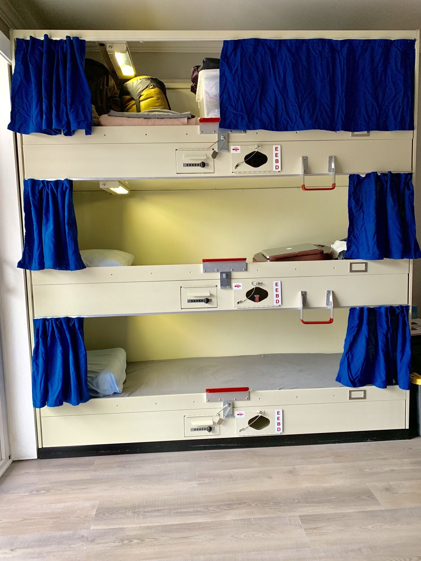 Navy Ship Bunk Beds Coffin Racks 3 High for Sale in San Diego, CA OfferUp